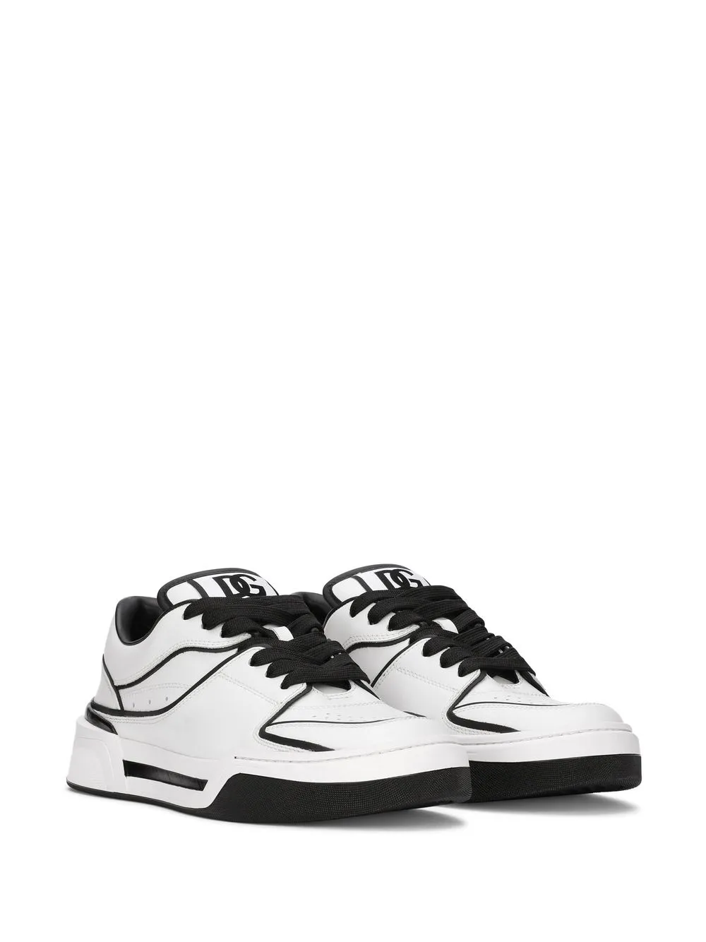Dolce & Gabbana New Roma leren sneakers - Wit