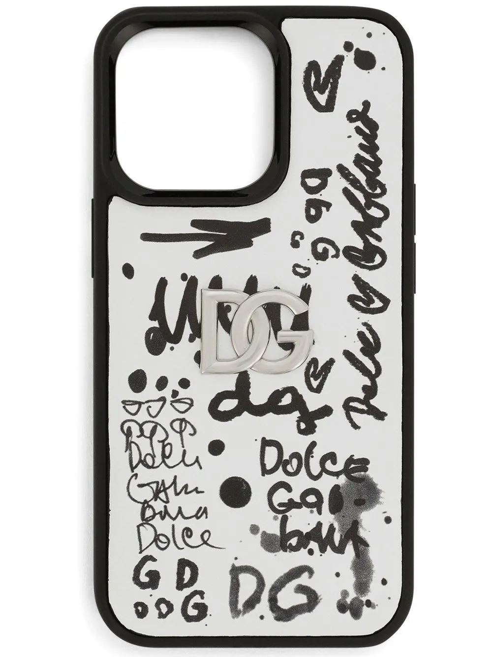 

Dolce & Gabbana funda para iPhone 13 Pro con estampado de grafiti - Blanco