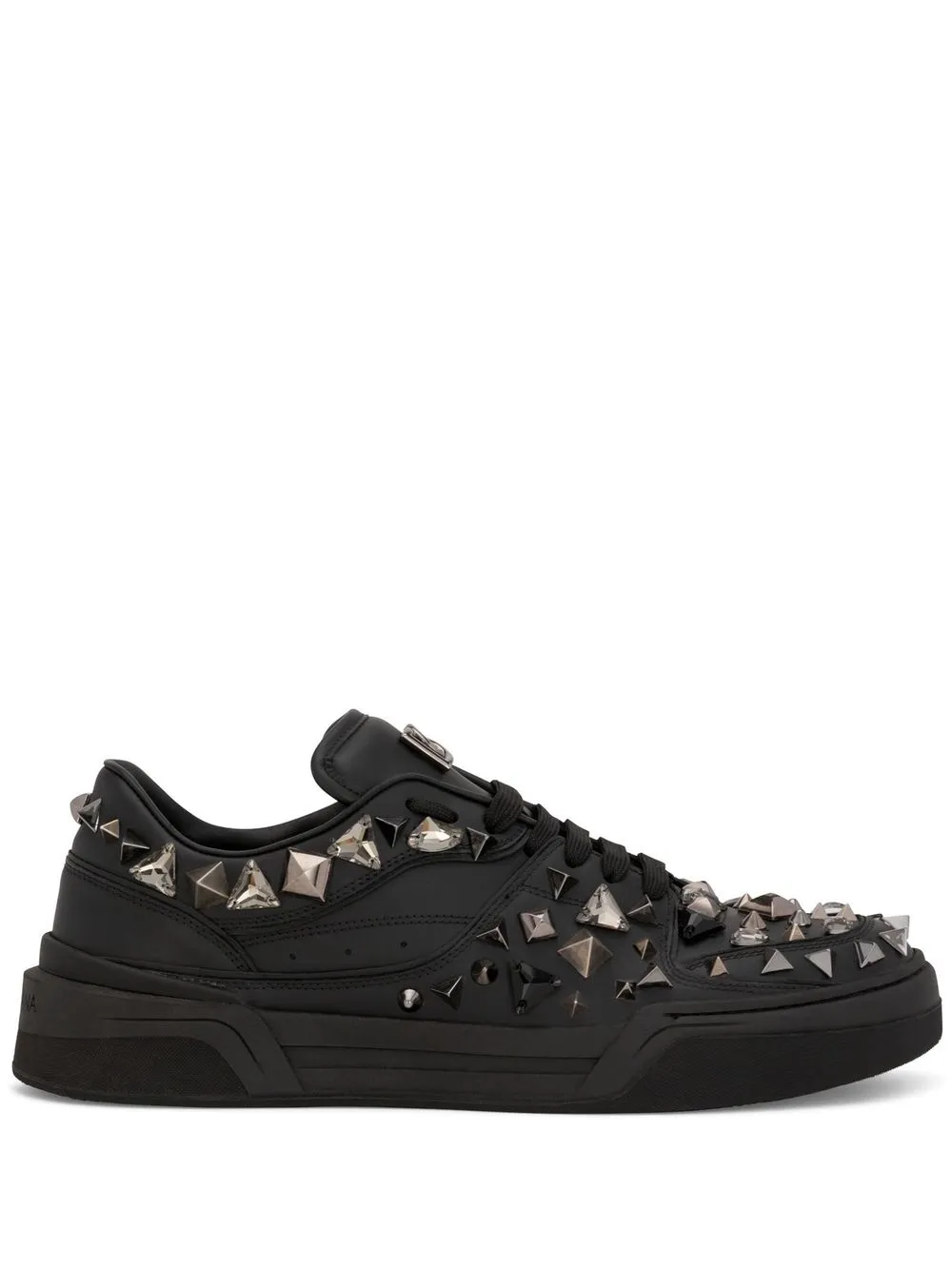 

Dolce & Gabbana tenis bajos Roma - Negro