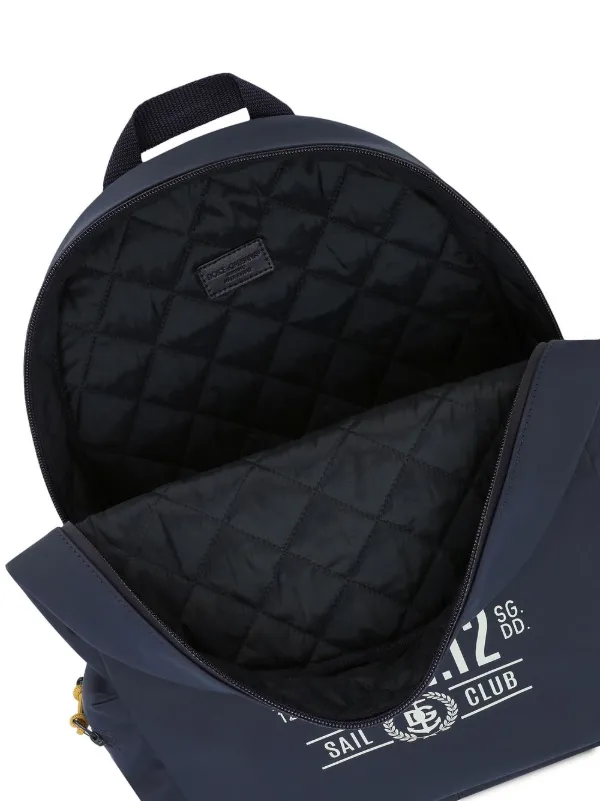 Dolce & Gabbana Kids Crew Sail Club Backpack | Blue | FARFETCH