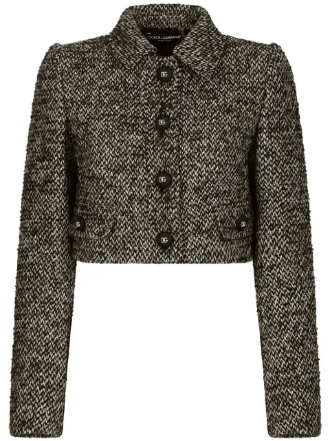 Dolce & Gabbana cropped tweed jacket