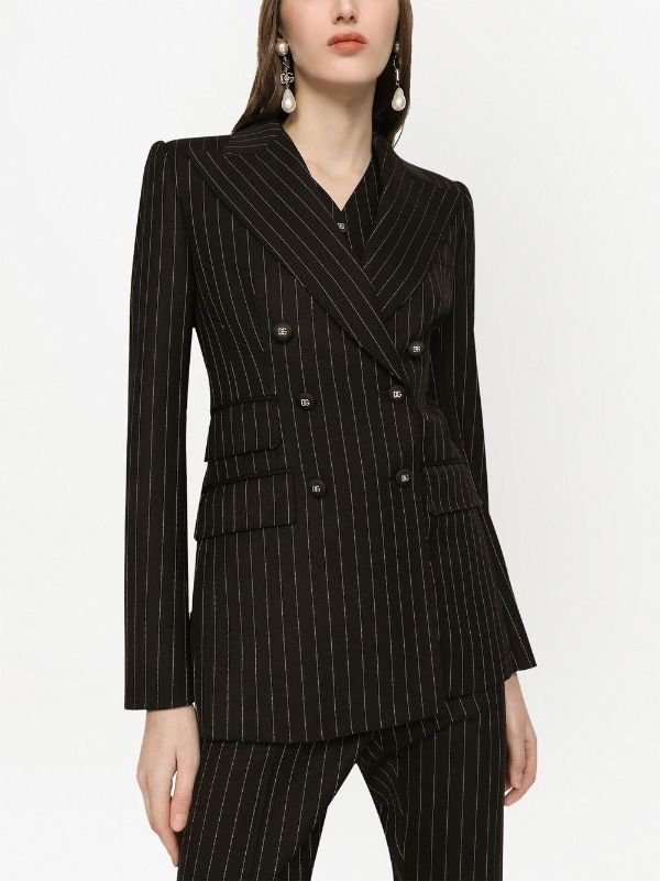 Dolce & Gabbana Striped double-breasted Blazer - Farfetch