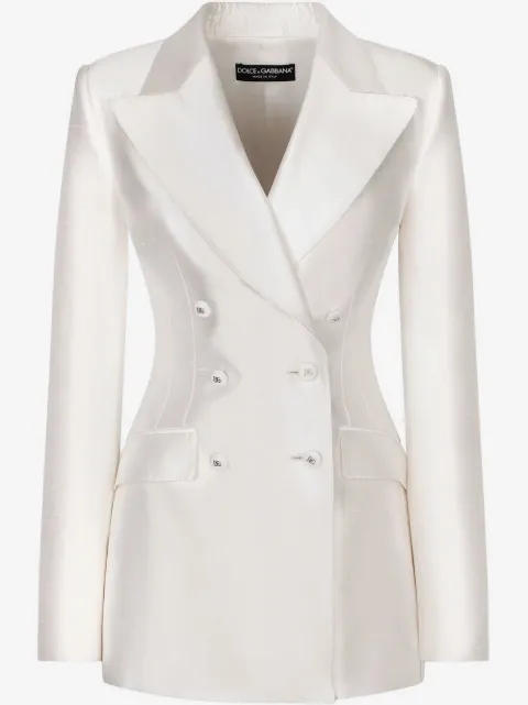 Dolce & Gabbana double-breasted silk blazer