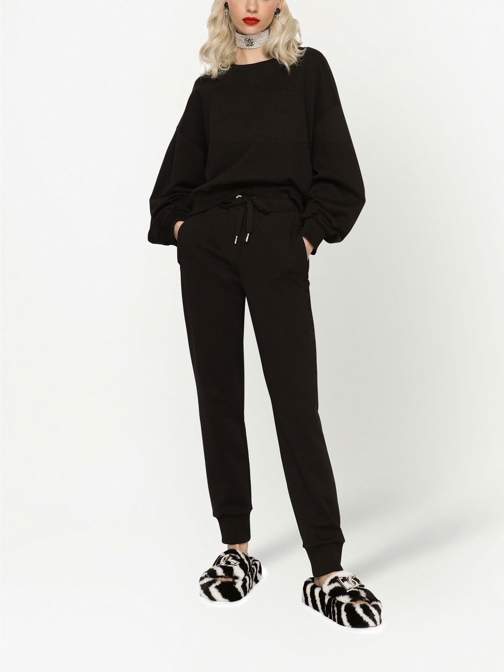 Affordable Marni logo-embossed cotton sweatshirt Women