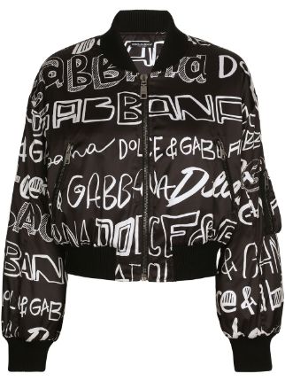Dolce & Gabbana Monogram zip-up Jacket - Farfetch