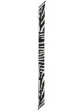 Dolce & Gabbana zebra-print twill headscarf - Black