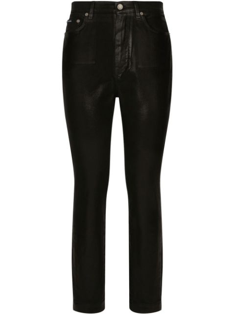 Dolce & Gabbana Grace coated skinny jeans Women