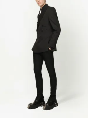 【ドルチェ＆ガッバーナ】テーラードジャケット 黒　タキシード　テープ Dolce & Gabbana（ドルチェ＆ガッバーナ）メンズ タキシード