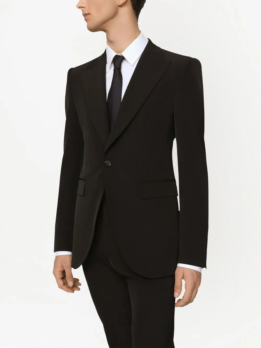 Shop Dolce & Gabbana Single-breasted Blazer In Black