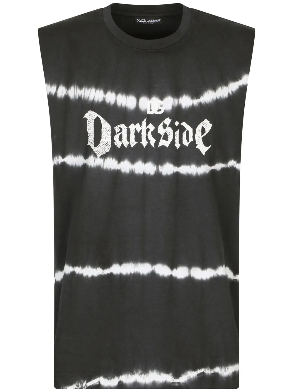 

Dolce & Gabbana logo-print sleeveless T-shirt - Black