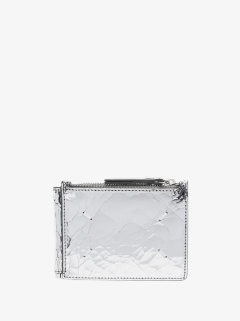 Maison Margiela metallic bi-fold wallet