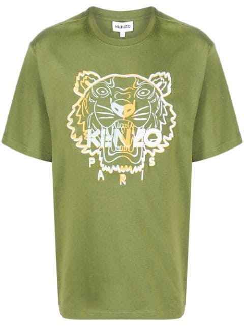 Kenzo Tiger-embroidered T-shirt