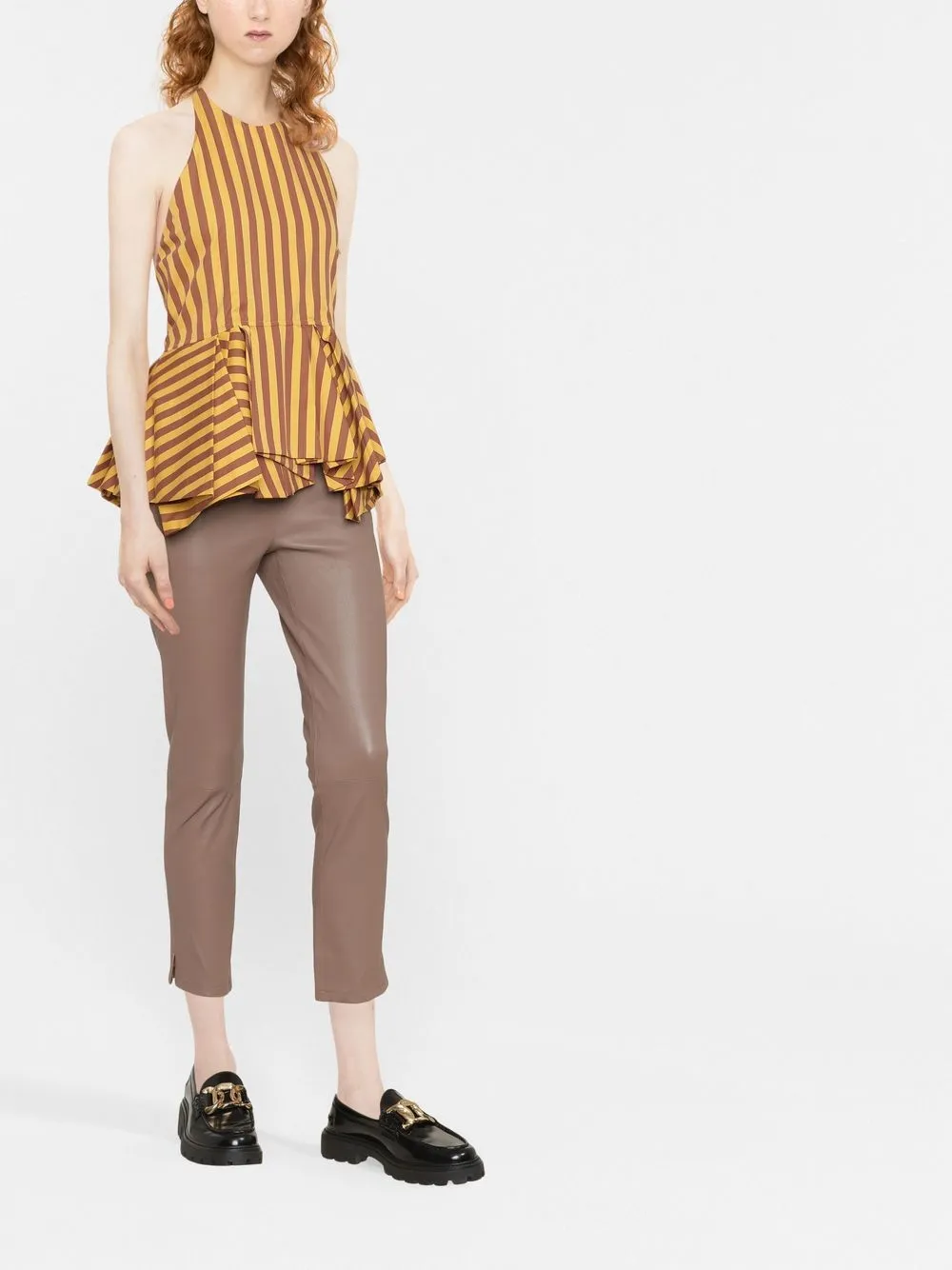 Arma Skinny broek - Bruin
