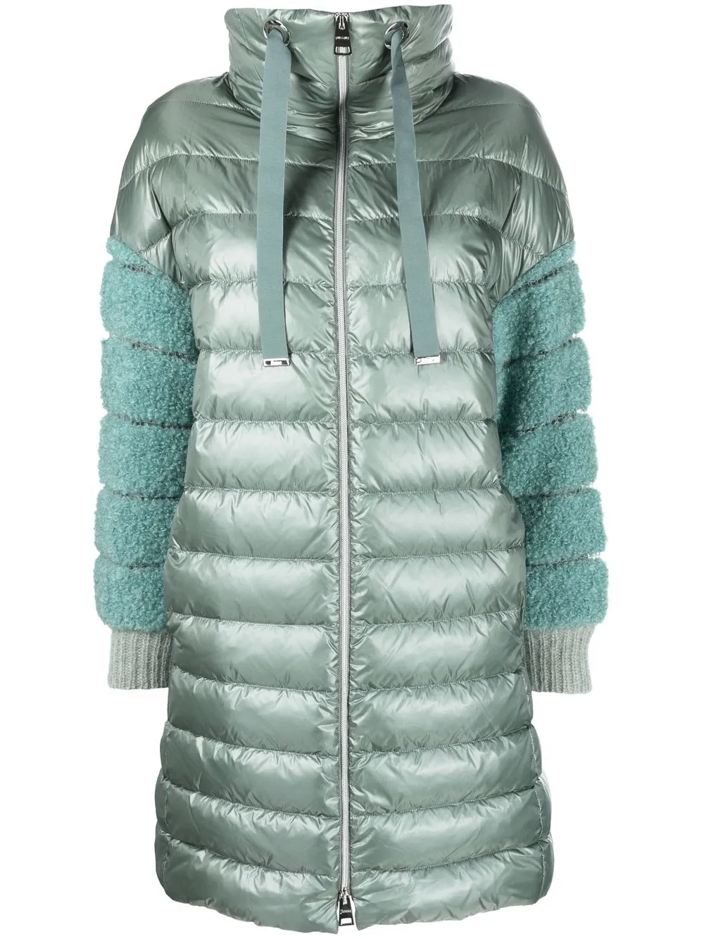 

Herno zipped padded coat - Green