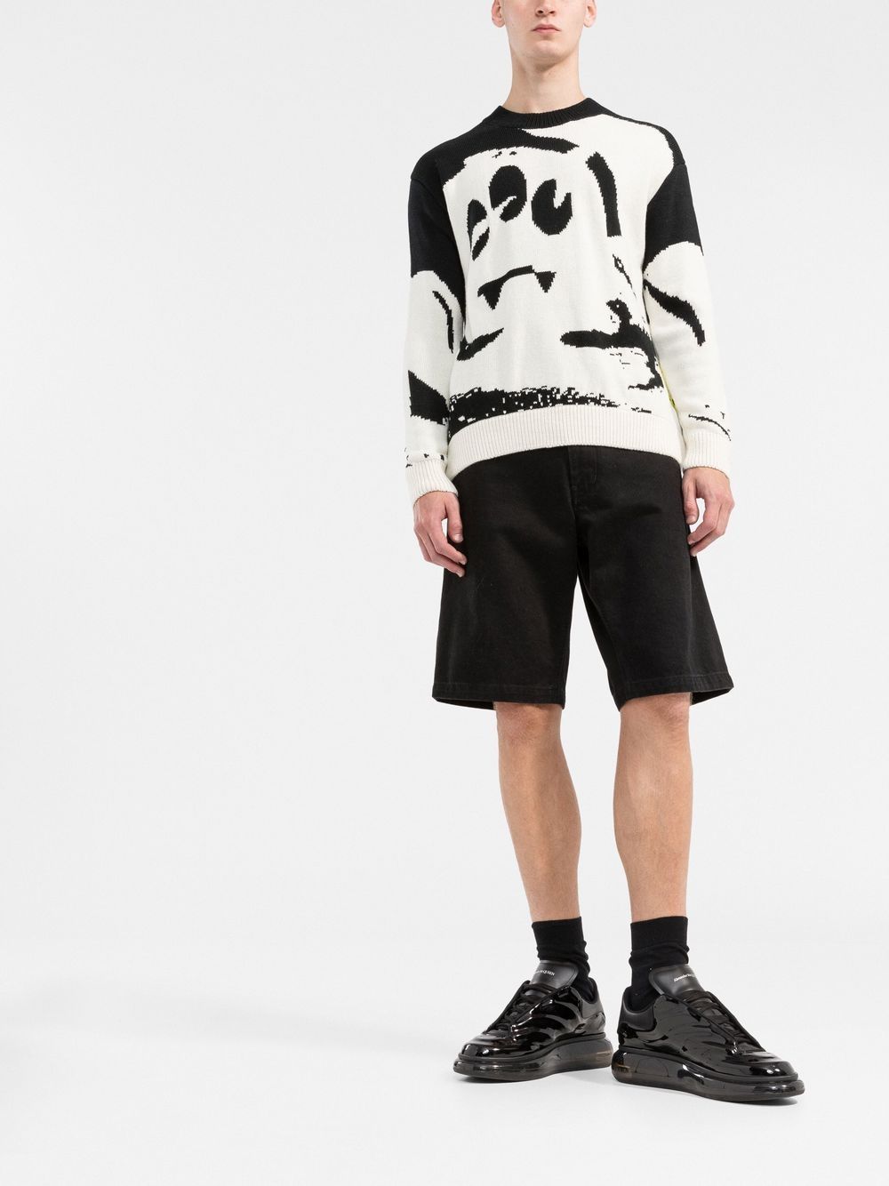 BARROW intarsia-knit Logo Jumper - Farfetch