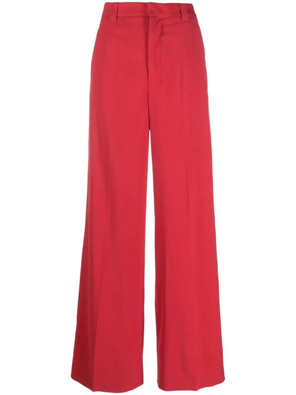 

RED Valentino pantalones de vestir anchos - Rojo