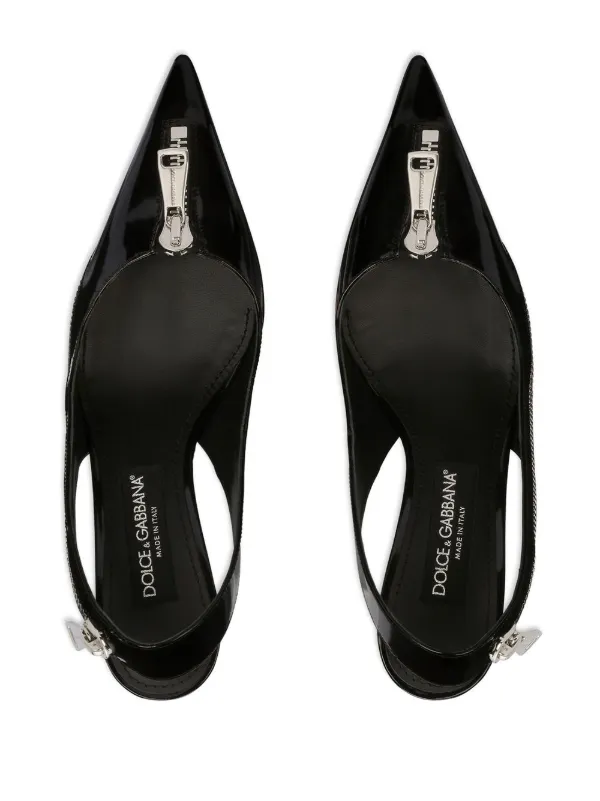 【2024年新作】 & Dolce Gabbana FARFETCH | Black | Pumps Pointed zip-detail アクセサリー