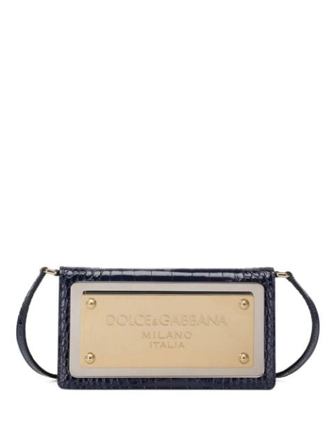 Dolce & Gabbana leather phone bag