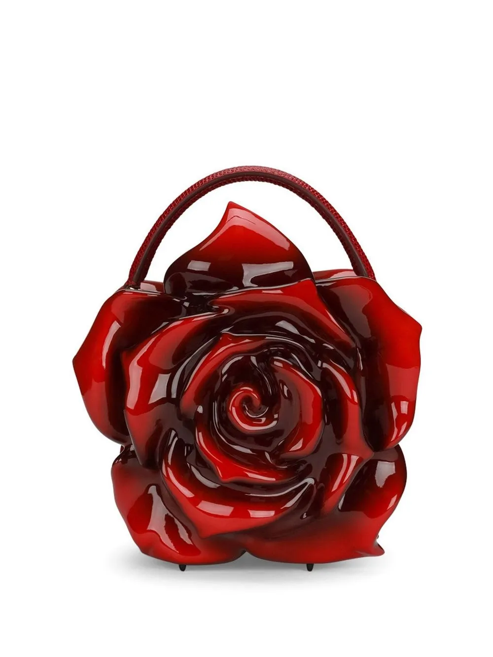 Shop Dolce & Gabbana Rose Dolce Box Top-handle Bag In Red