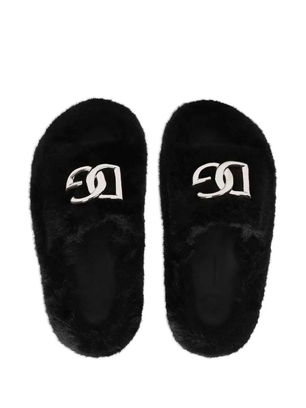 Dolce and 2025 gabbana fur slides