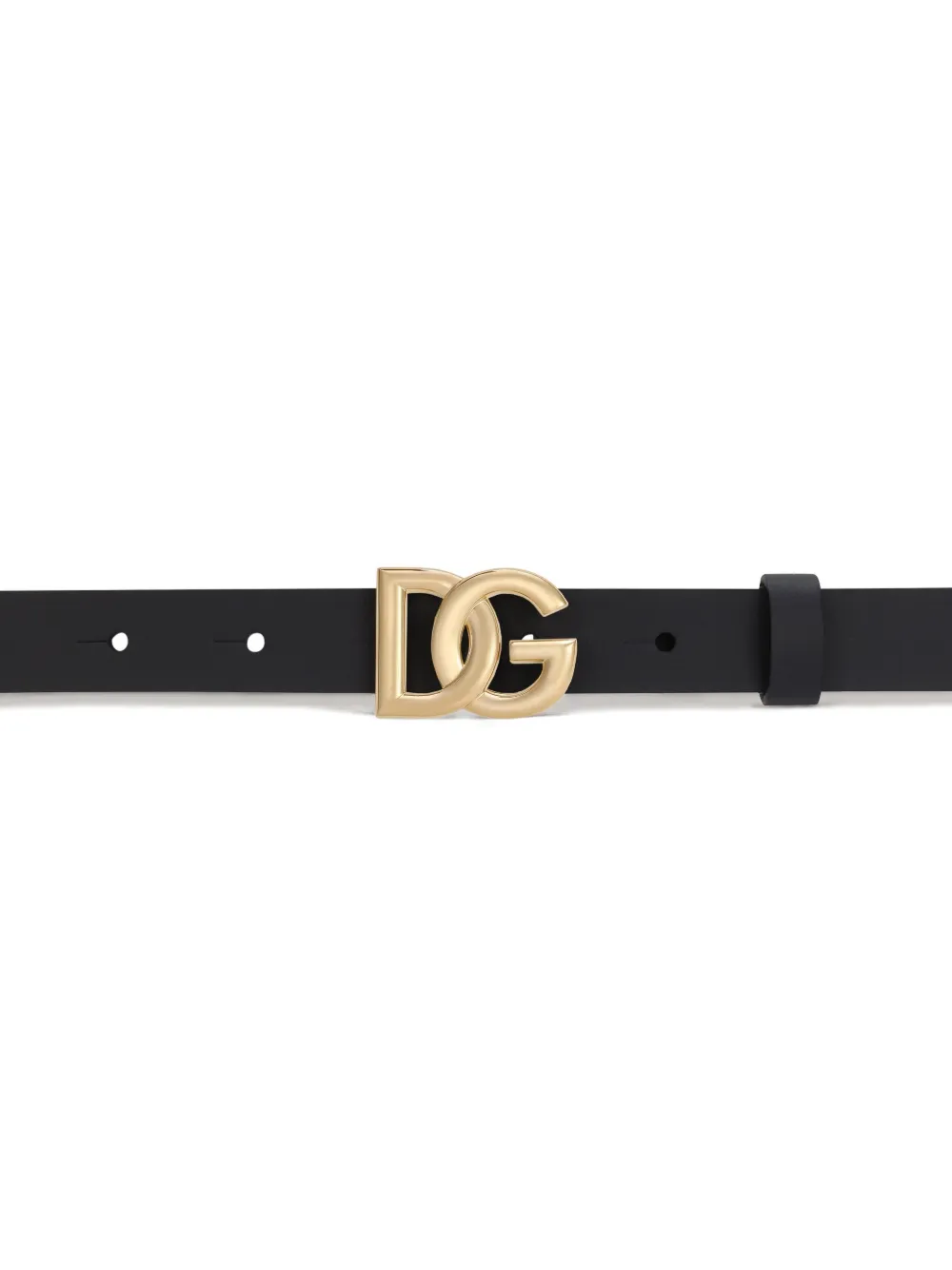  Dolce & Gabbana Kids Gürtel Mit Dg Logo   Schwarz 