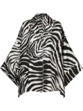 Dolce & Gabbana zebra-print twill shirt - Black