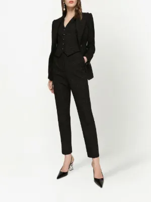 【DOLCE&GABBANA】ハイウエスト ジャカード パンツ Dolce & Gabbana ドルチェ＆ガッバーナ ハイウエスト ジャカード