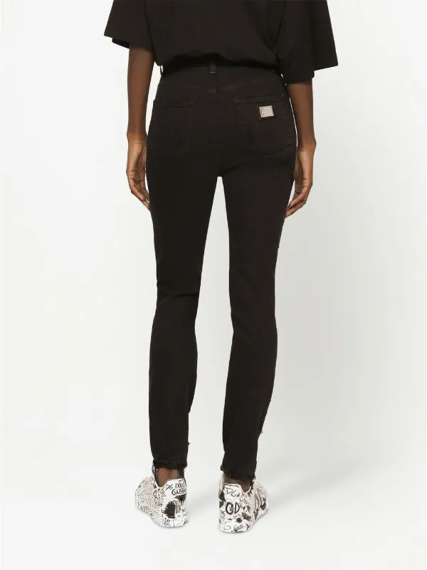 (関税・送料込) Dolce & Gabbana AUDREY skinny jeans Dolce & Gabbana Audrey Studded Skinny Jeans | Black | FARFETCH