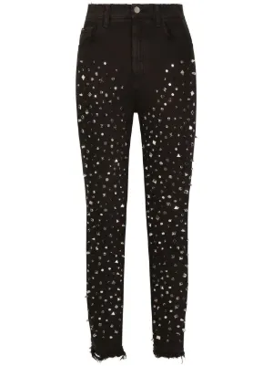 Studded skinny jeans clearance