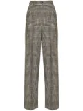 Dolce & Gabbana plaid-pattern flared trousers - Grey