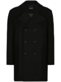 Dolce & Gabbana double-breasted wool peacoat - Black