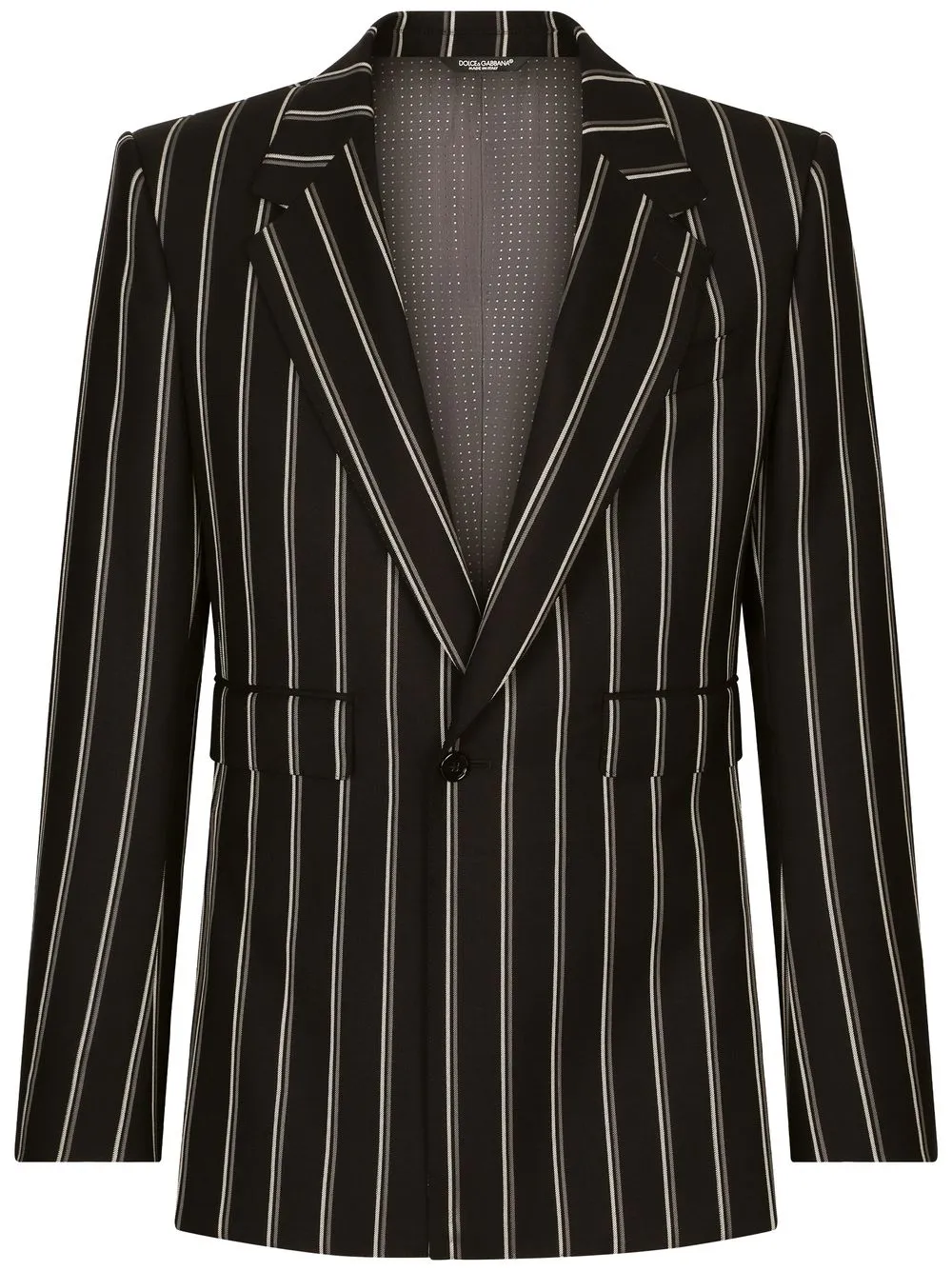 

Dolce & Gabbana striped wool blazer - Black