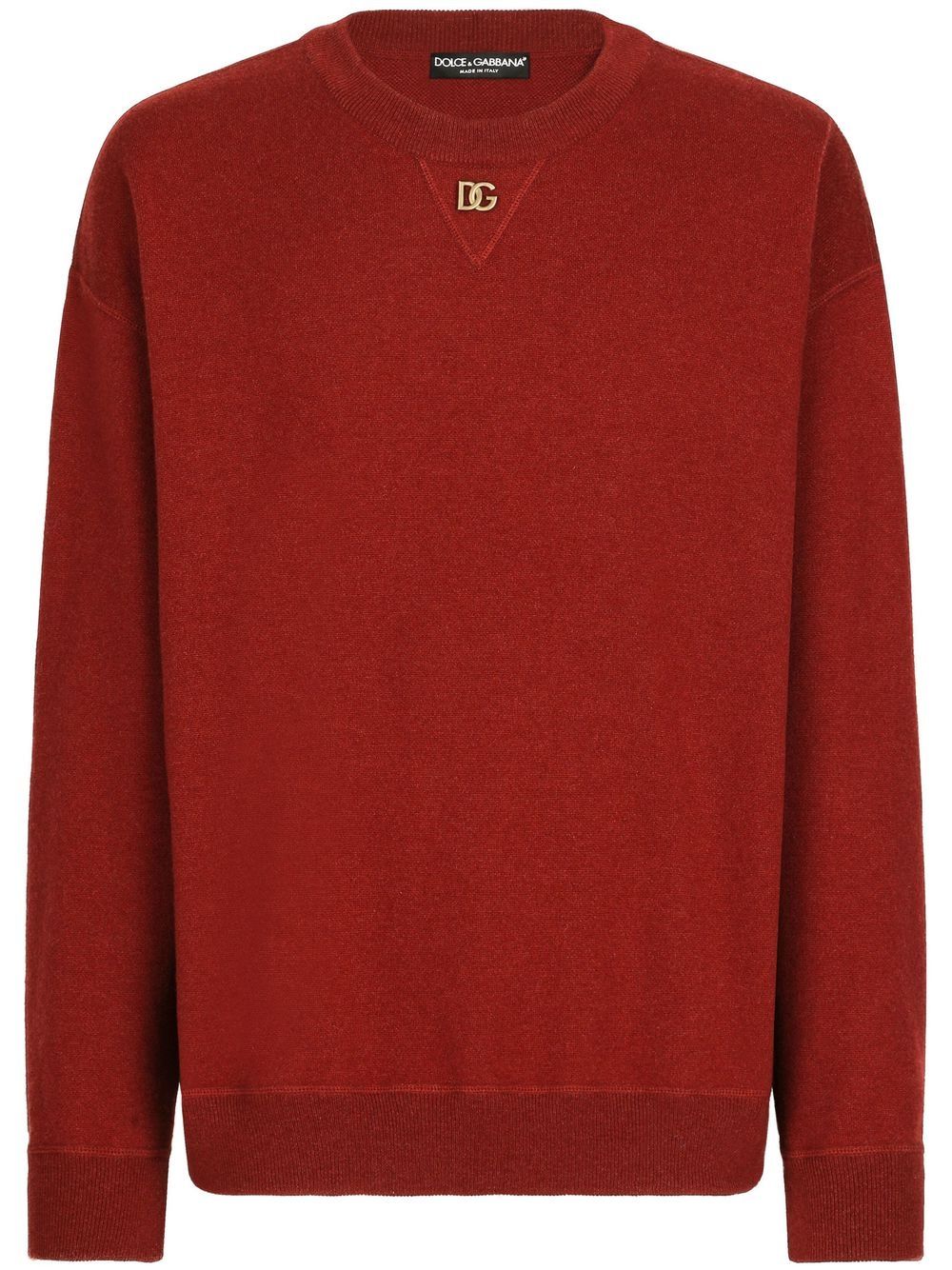 

Dolce & Gabbana sudadera con logo DG - Rojo