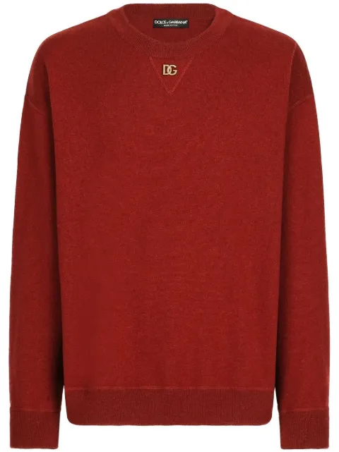 Dolce & Gabbana DG-logo cashmere sweater