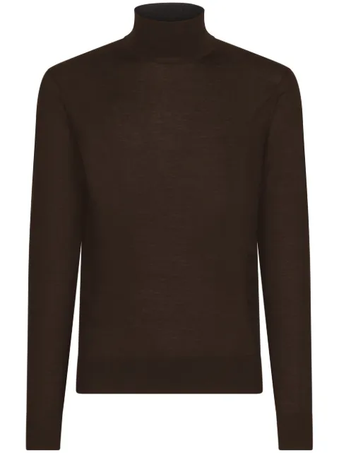 Dolce & Gabbana suéter de cachemira con cuello vuelto