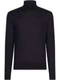 Dolce & Gabbana roll-neck cashmere-silk jumper - Black