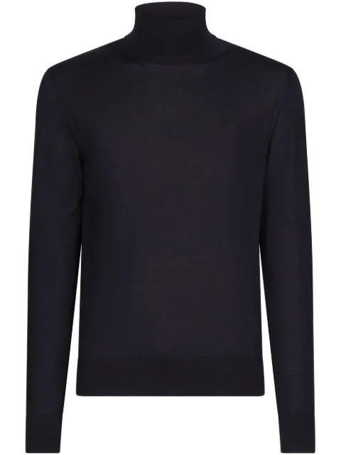 Dolce & Gabbana roll-neck cashmere-silk jumper