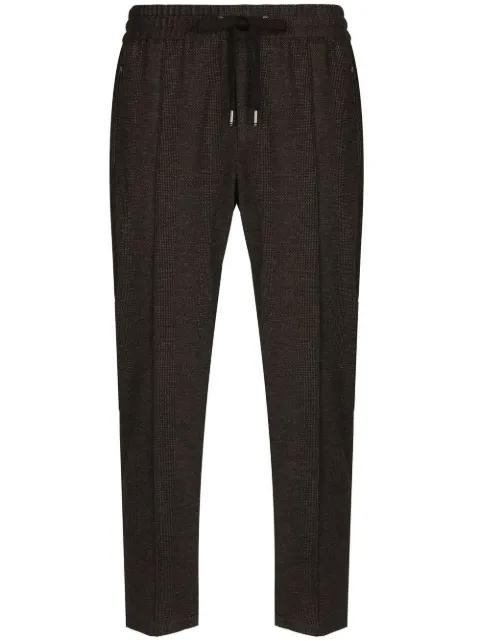 Dolce & Gabbana pantalon de jogging à carreaux
