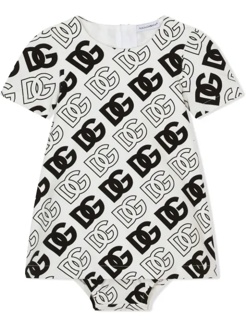 Dolce & Gabbana Kids Kleid-Set mit Logo-Print