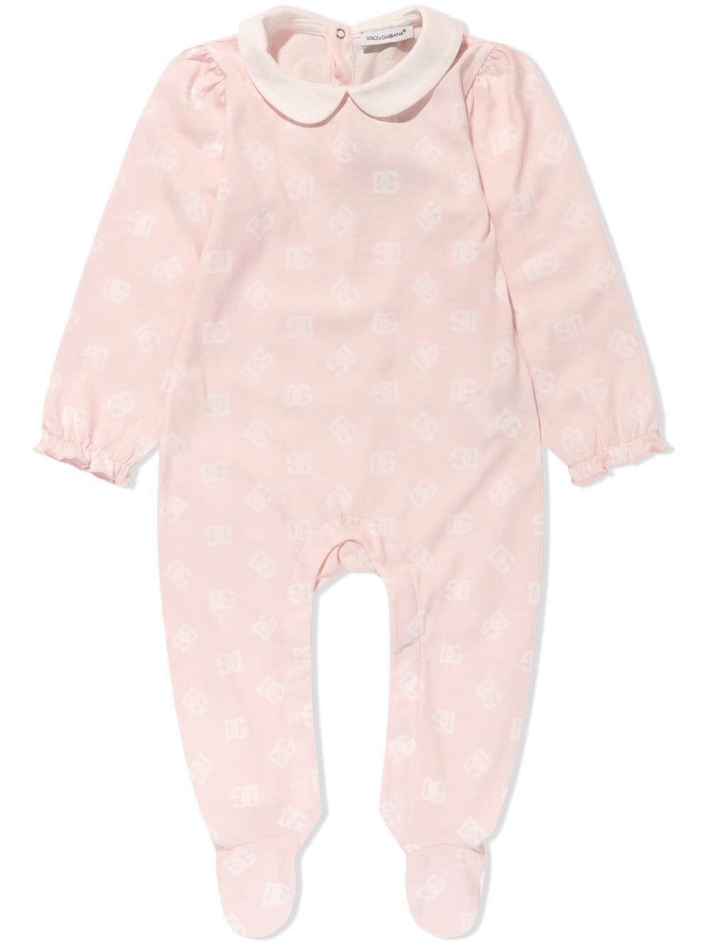 Dolce & Gabbana Kids Pyjama met logoprint - Roze