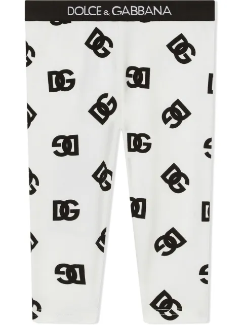 Dolce & Gabbana Kids Interlock logo-print leggings