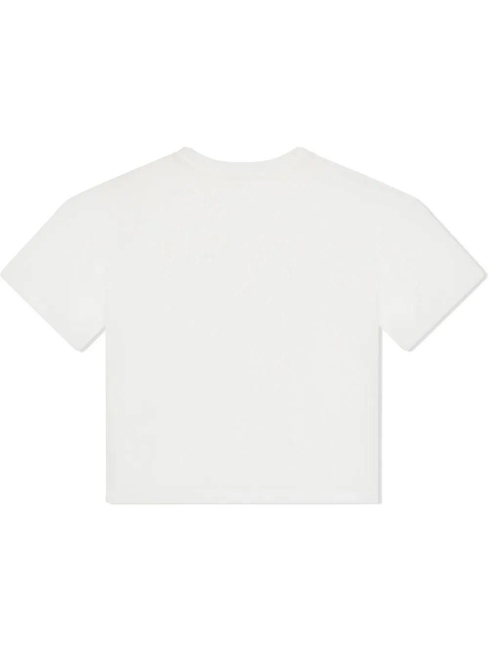 Dolce & Gabbana Kids T-shirt met logoprint - Wit