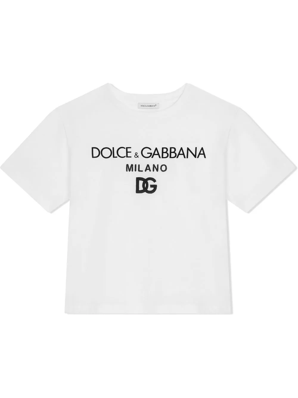 Dolce & Gabbana Kids DG Milano logo-print T-Shirt - Farfetch