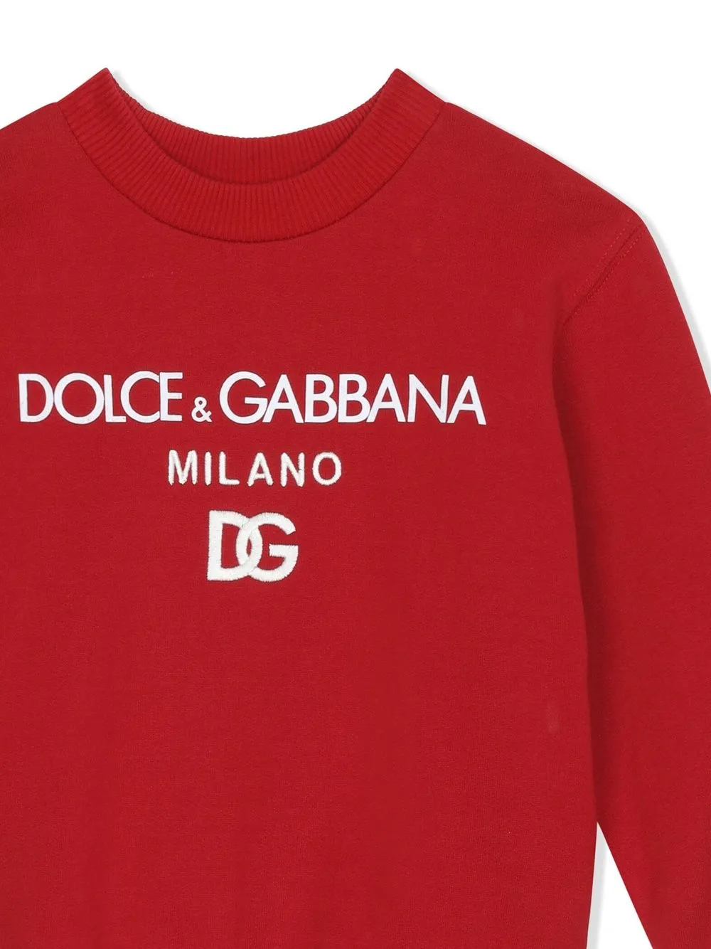 DOLCE & GABBANA DG MILANO EMBROIDERED SWEATSHIRT