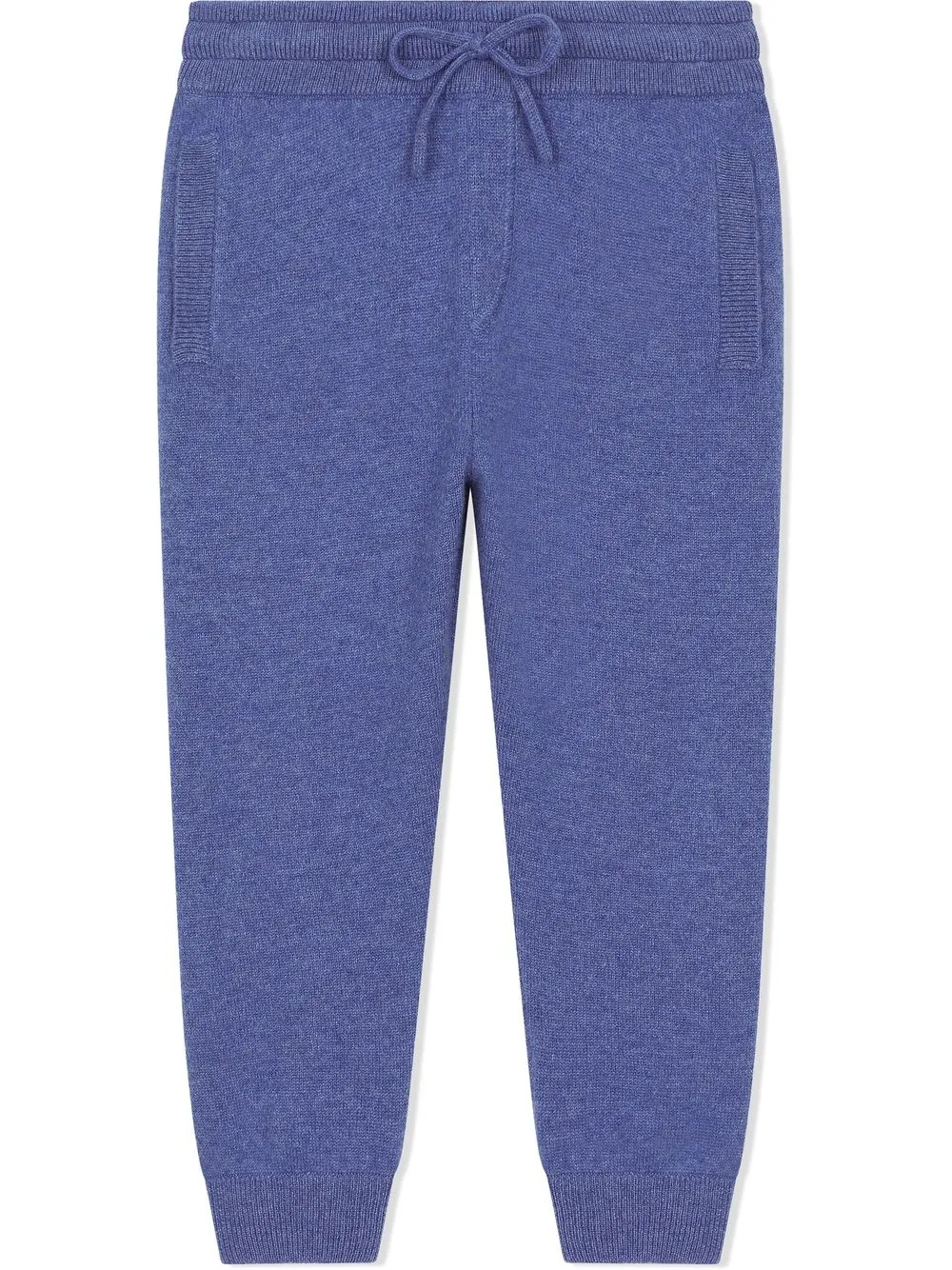 

Dolce & Gabbana Kids logo-patch knitted sweatpants - Blue
