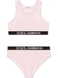 Dolce & Gabbana Kids logo-waistband underwear set - Pink