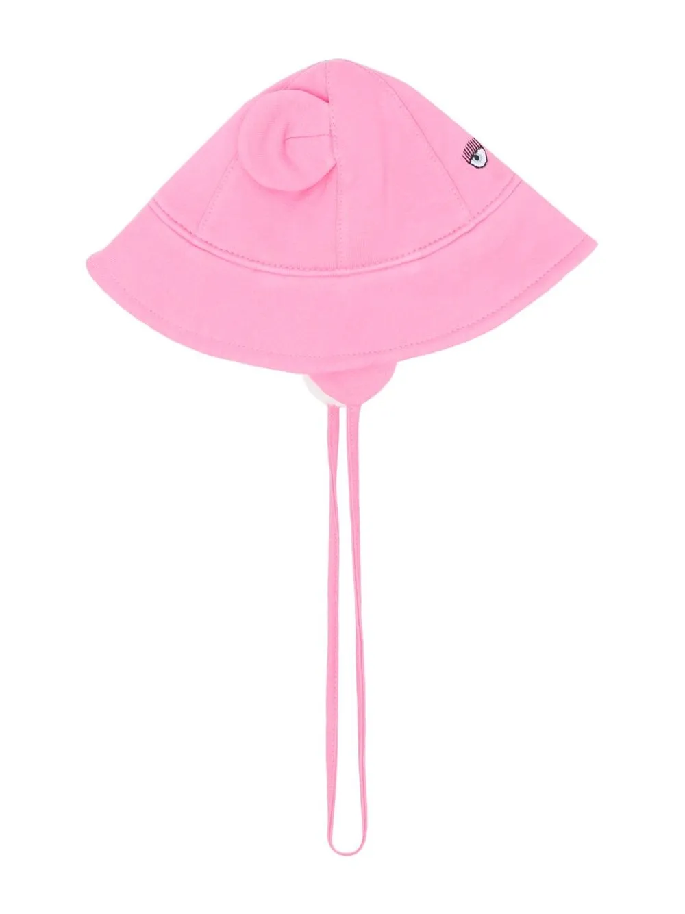 

Chiara Ferragni Kids embroidered sun hat - Pink