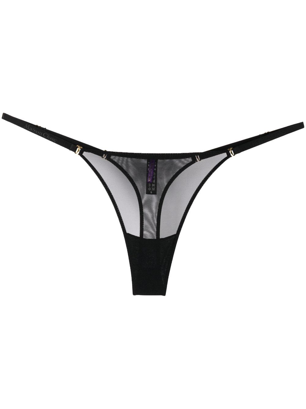 Maison Close high-waisted Sheer Thong - Farfetch