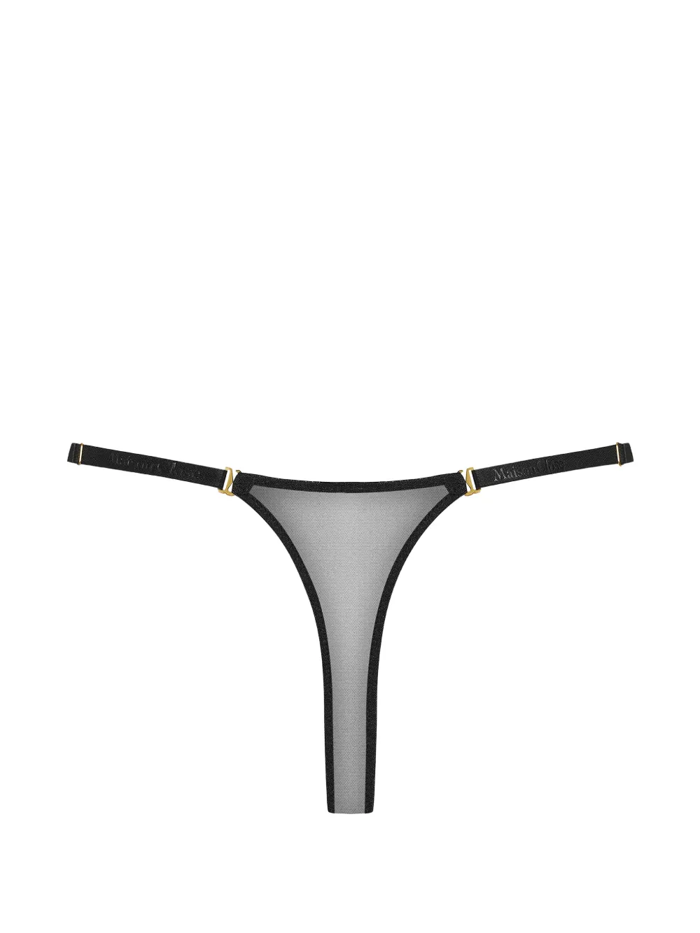  Maison Close Corps à Corps Tanga   Schwarz 