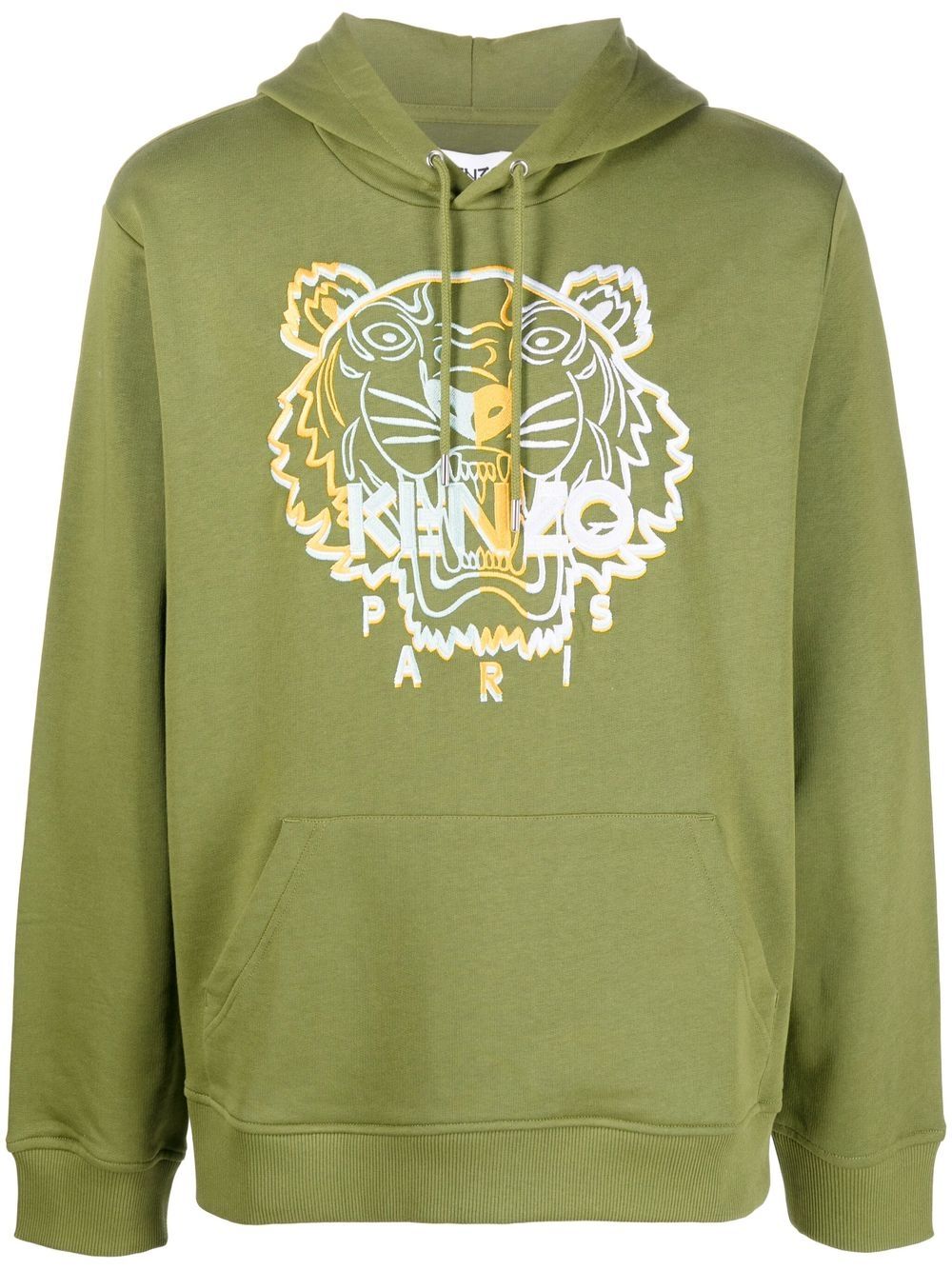 

Kenzo hoodie con motivo de tigre - Verde